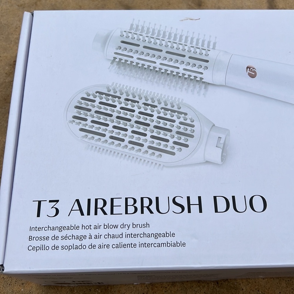 T3 AiereBrush Duo Blow Dry Brush White - Picture 2 of 8